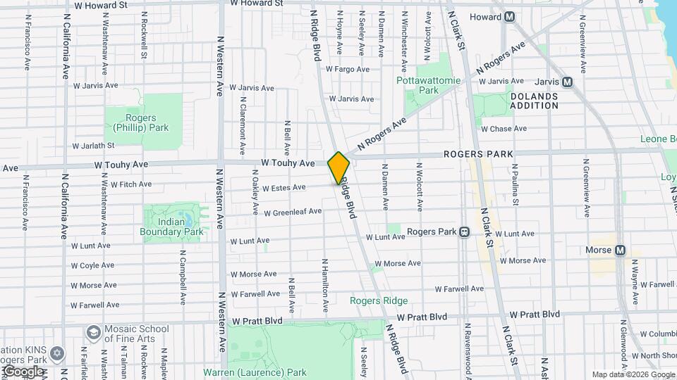 7074 N Ridge Blvd Map and Location Details