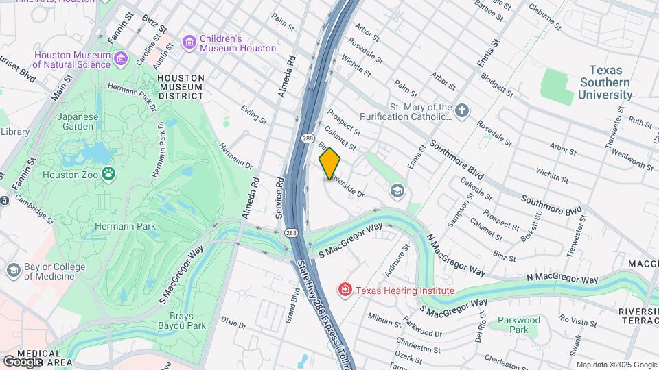 2511 N MacGregor Way Map and Location Details