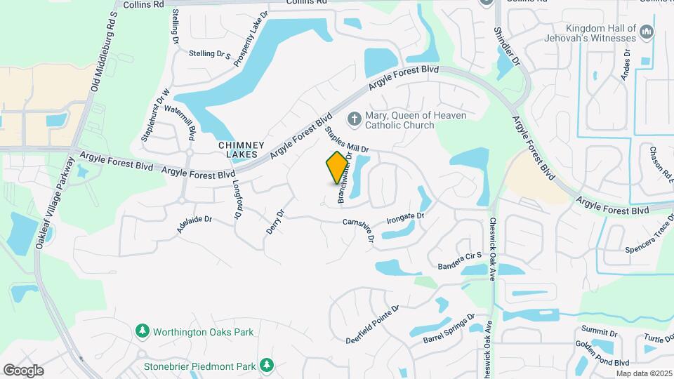 8488 Branchwater Dr Map and Location Details
