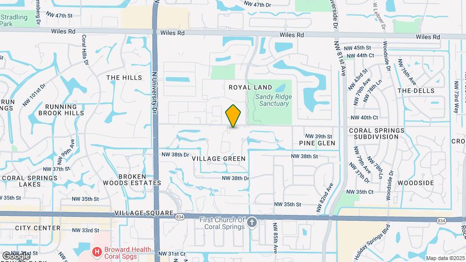 8740 NW 40 St Map and Location Details