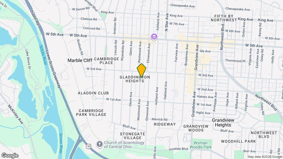 1368 Westwood Ave Map and Location Details