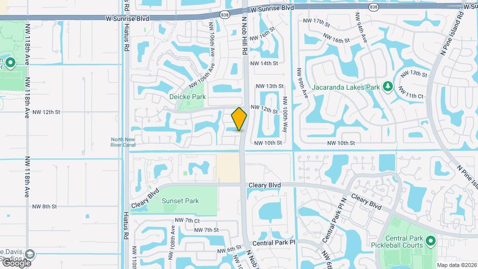 10271 NW 10th Ct Map and Location Details