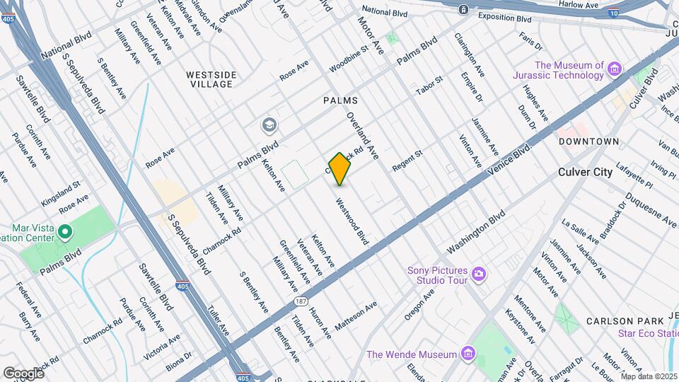 3648 Westwood Blvd Map and Location Details