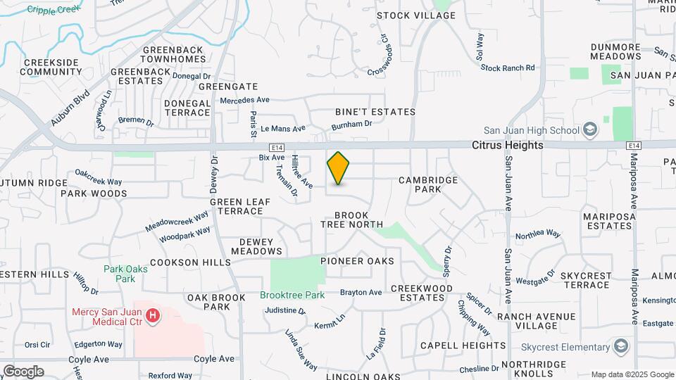 6912 Brookhaven Way Map and Location Details