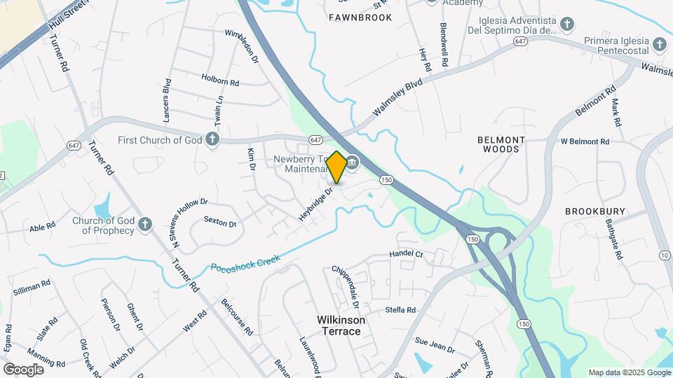 6103 Newington Dr Map and Location Details