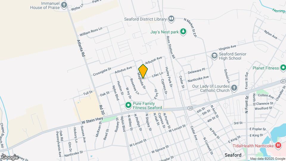 737 Magnolia Dr Map and Location Details