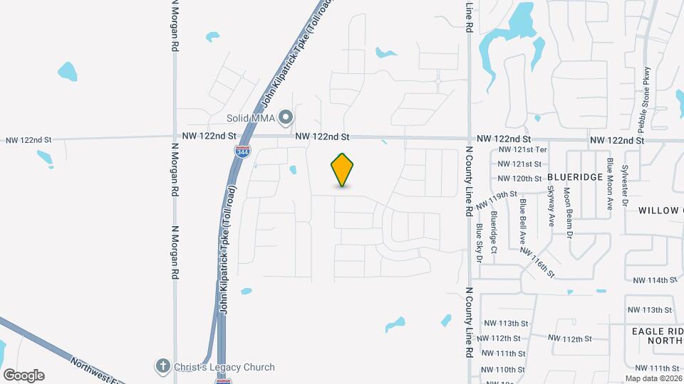9501 NW 118th St Map and Location Details