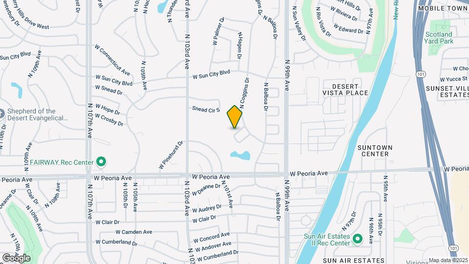 10022 W Lakeview Cir N Map and Location Details