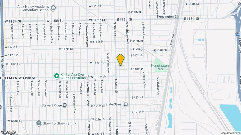 16 E 118th Pl Map and Location Details