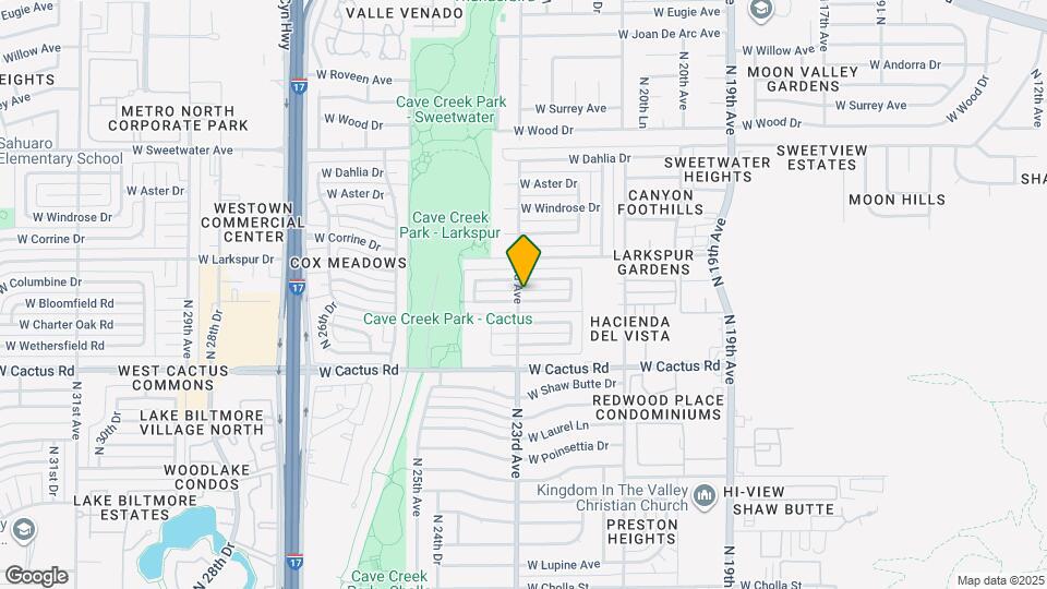 2254 W Bloomfield Rd Mapa y Detalles de la Ubicación