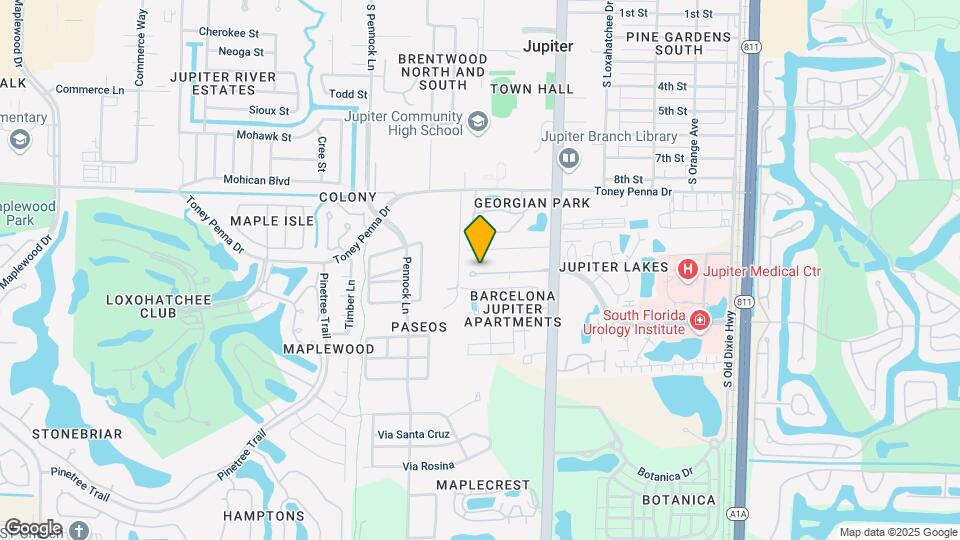 1103 Summerwinds Ln Map and Location Details