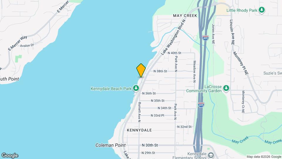 3711 Lake Washington Blvd N Map and Location Details