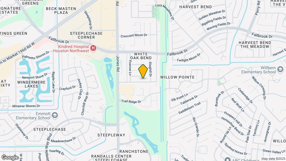 10822 White Oak Bend Dr Map and Location Details