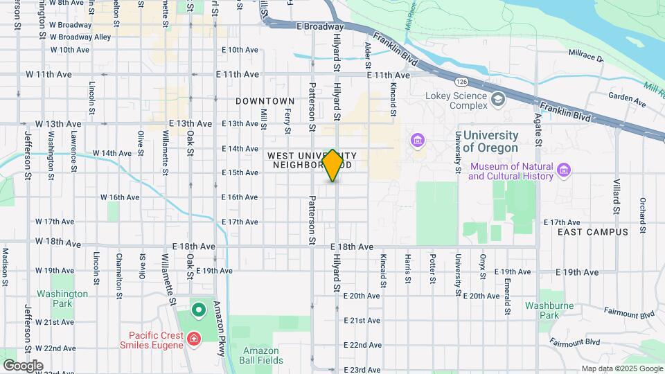 1560 Hilyard St Map and Location Details