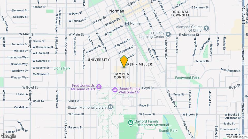 715 Asp Ave Mapa y Detalles de la Ubicación