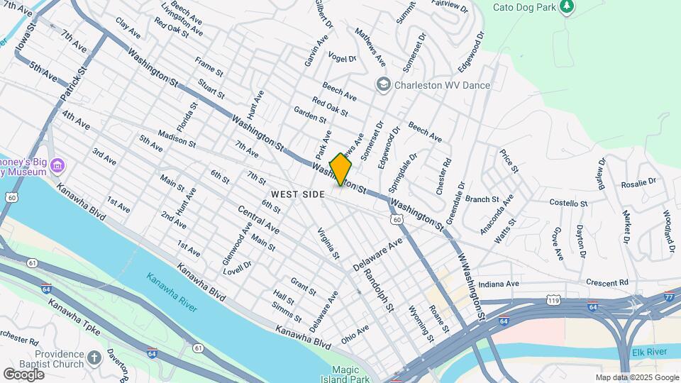 707 Washington St W Map and Location Details