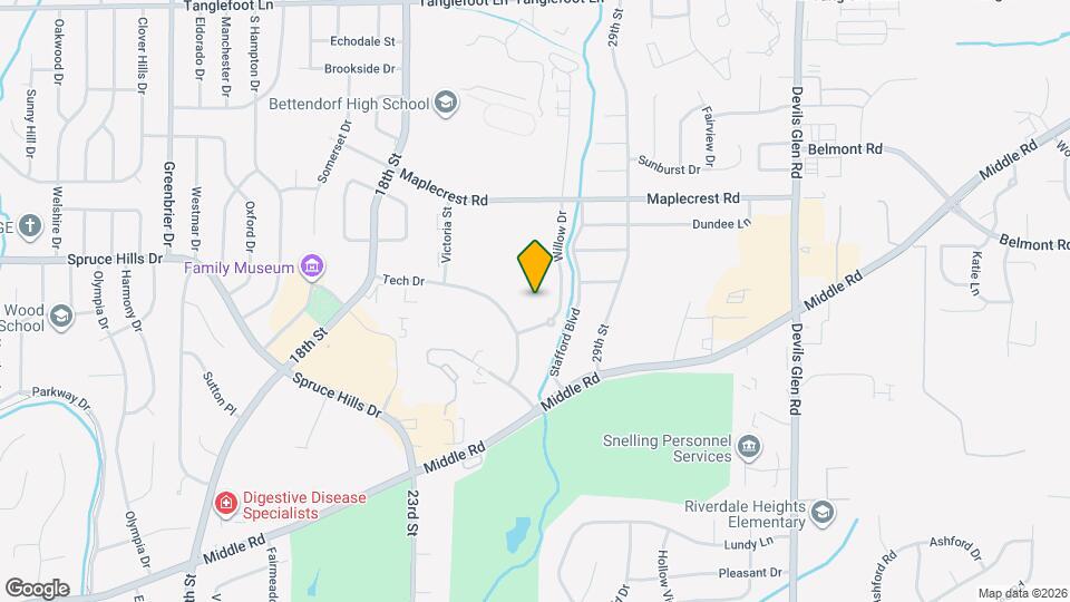 2796 Willow Dr Mapa y Detalles de la Ubicación