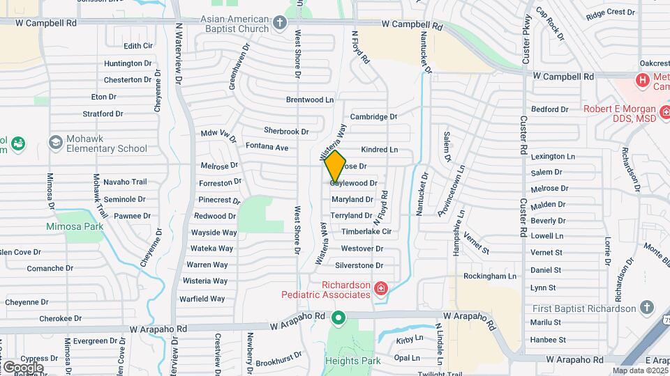 727 Gaylewood Dr Map and Location Details