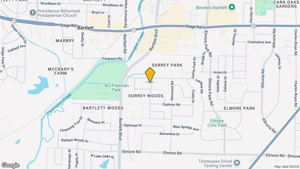 2661 Surrey Wood Dr Map and Location Details