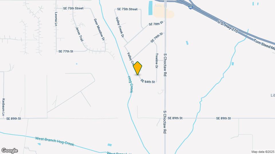 8415 Valley Creek Dr Map and Location Details