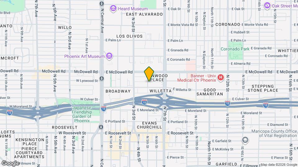 1409 N 5th St Map and Location Details