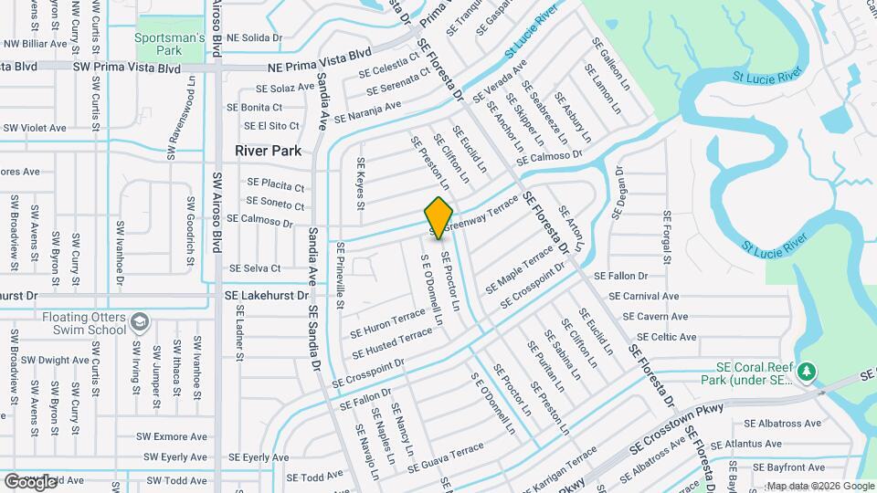 838 SE Proctor Ln Map and Location Details