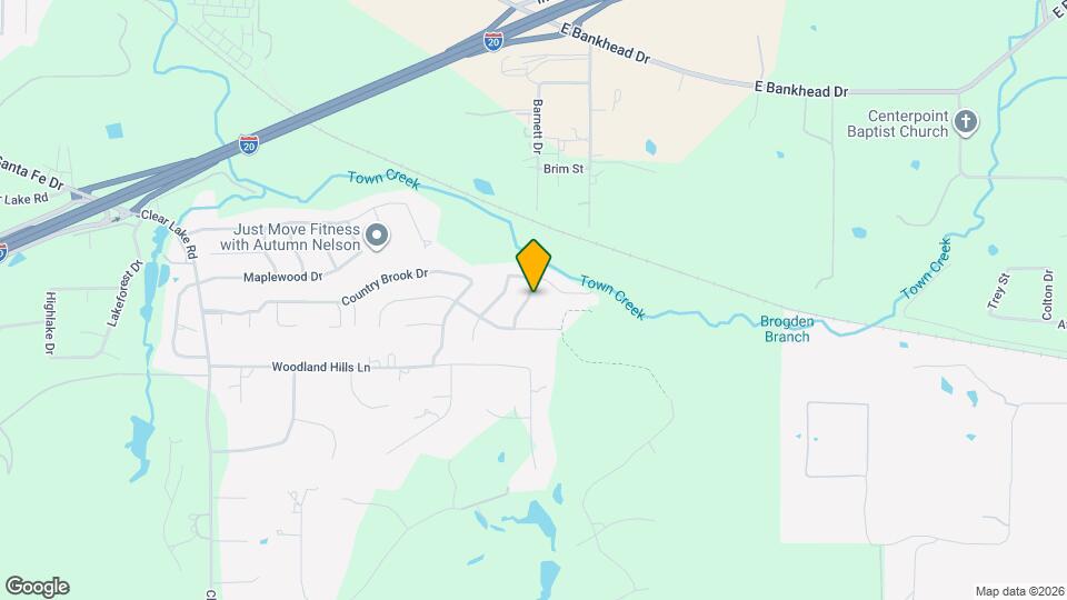 2213 Creek Side Dr Mapa y Detalles de la Ubicación