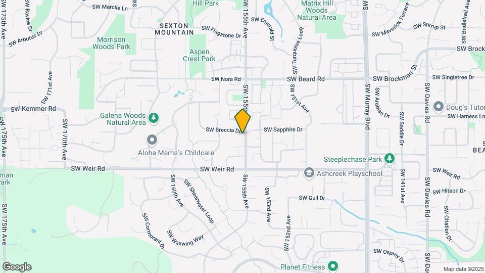 15520 SW Breccia Dr Map and Location Details