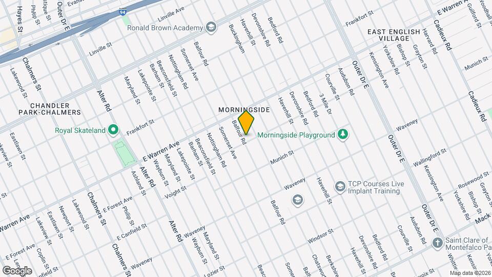 4812 Balfour Rd Map and Location Details