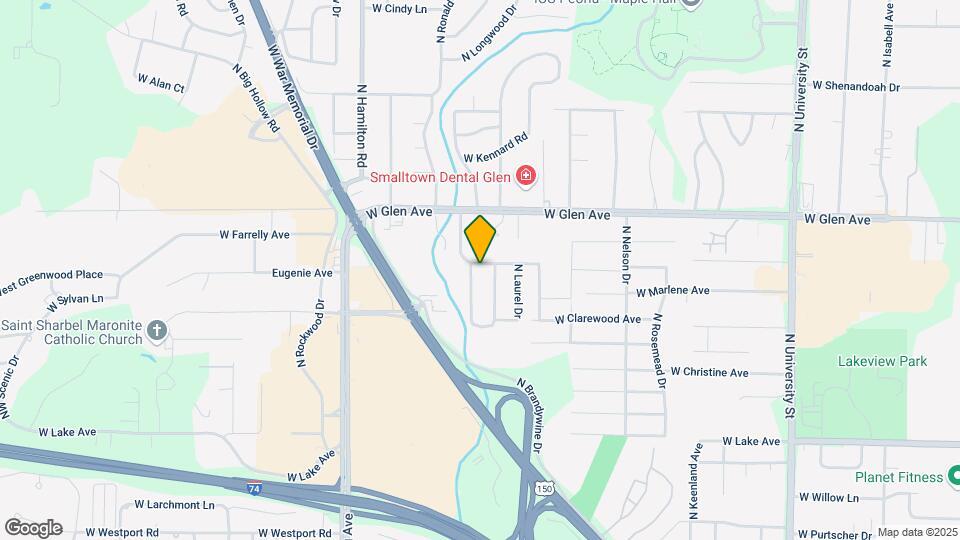 2114 W Westbrook Dr Map and Location Details