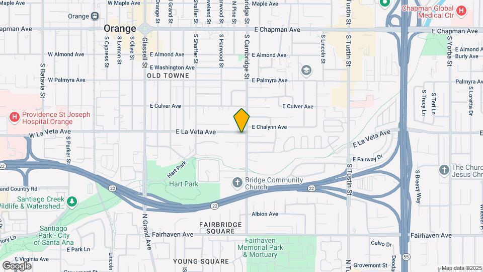 830 E La Veta Map and Location Details
