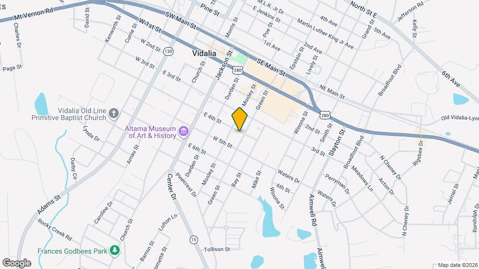 501 Green St Map and Location Details