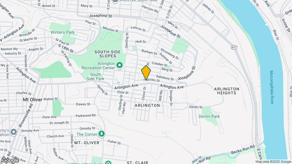 2501 Arlington Ave Map and Location Details