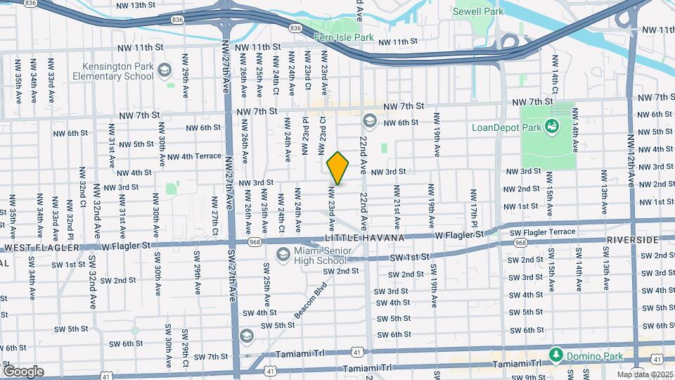 2285 NW 2nd St Mapa y Detalles de la Ubicación