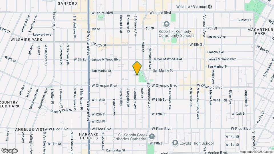 964 S Ardmore Ave Map and Location Details