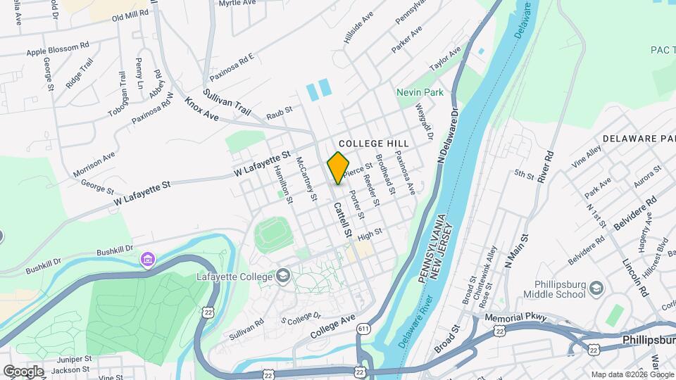 513 Cattell St Mapa y Detalles de la Ubicación