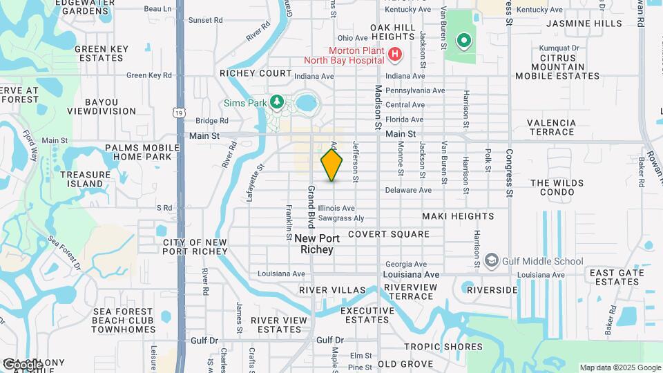 5803 Delaware Ave Map and Location Details