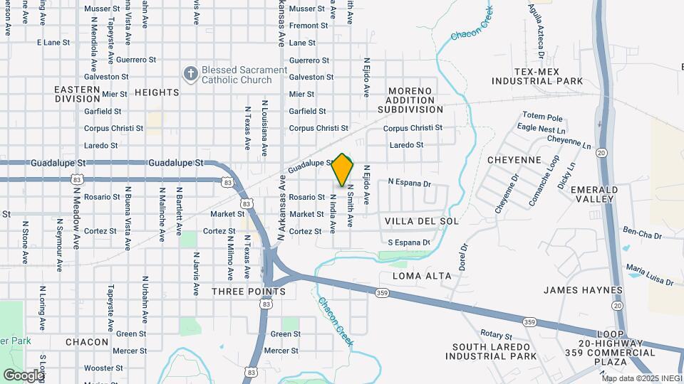 3114 Rosario St Map and Location Details