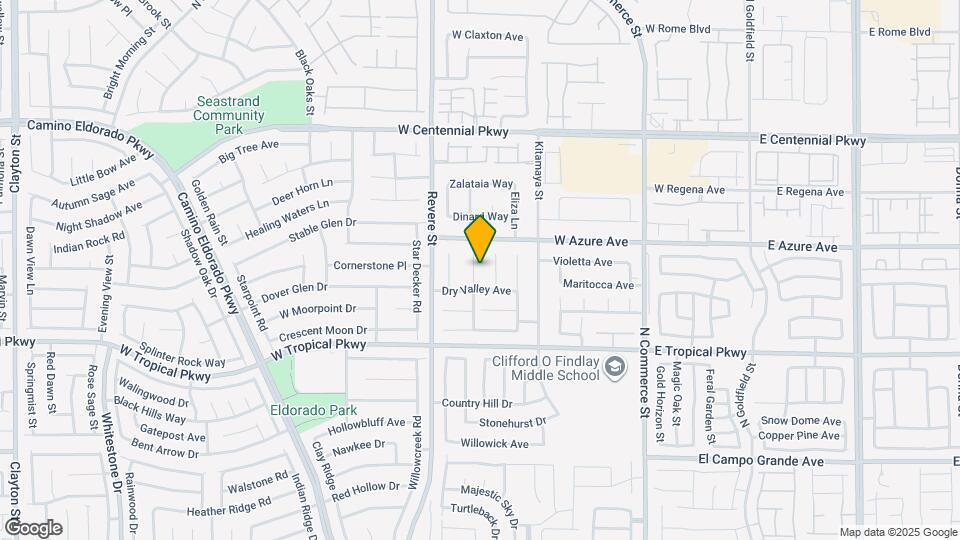 6122 Cozy Creek St Map and Location Details