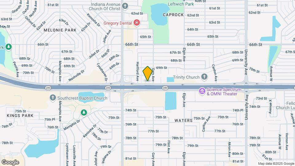 7009 Geneva Ave Mapa y Detalles de la Ubicación