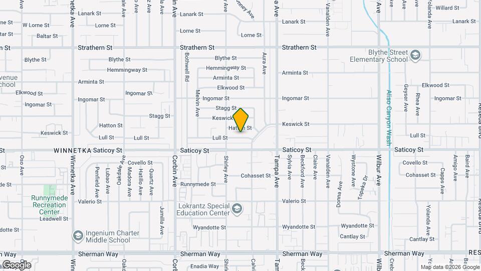 19429 Lull St Mapa y Detalles de la Ubicación
