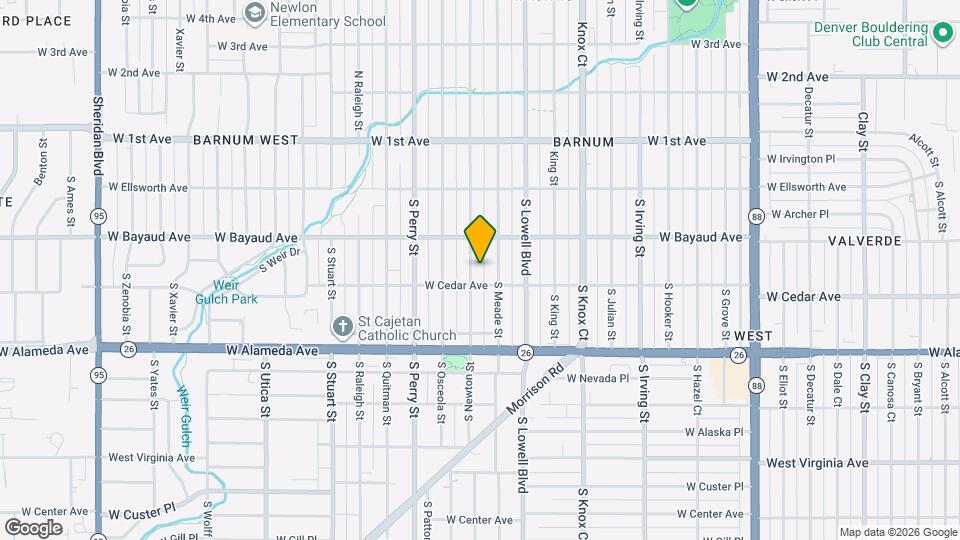 156 S Newton St Map and Location Details