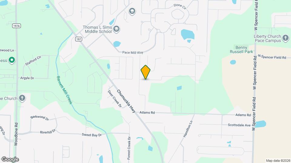 3821 Ranch Rd Map and Location Details