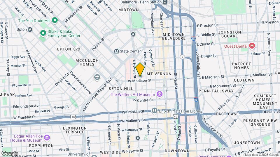 216 W Madison St Map and Location Details