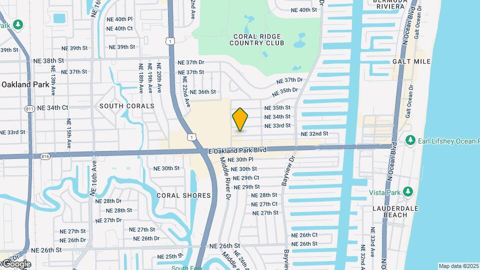 2625 NE 32nd St Map and Location Details