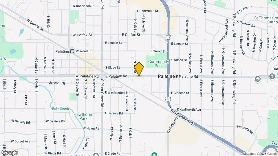 205 - 209 E Palatine Rd, Palatine, IL 60067 Map and Location Details