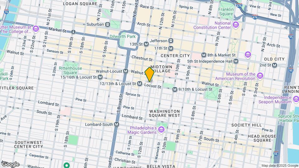 1205 Locust St Mapa y Detalles de la Ubicación