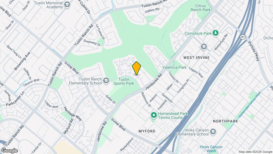 2850 Ballesteros Ln Mapa y Detalles de la Ubicación