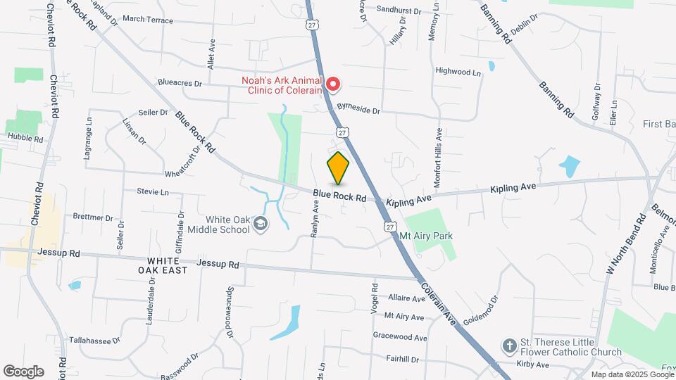 2840 Blue Rock Rd Map and Location Details