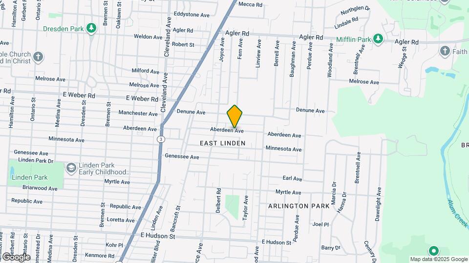1961 Aberdeen Ave Mapa y Detalles de la Ubicación